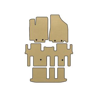 Alfombrillas EVA (3 Filas, Beige)