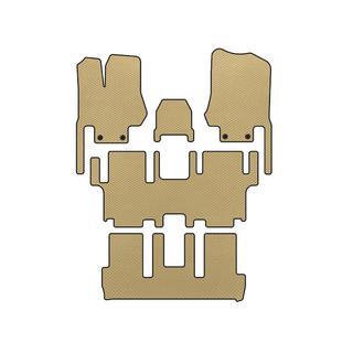 Alfombrillas EVA (3 Filas, 7 Plazas, Beige)