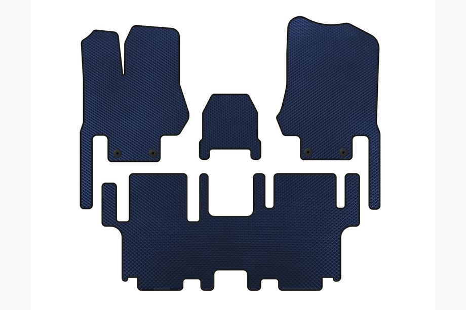 Nissan Quest 2011-2017 Alfombrillas EVA (3 Filas, 7 Plazas, Azul) Image