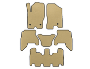 Nissan Pathfinder R51 2005-2014 Alfombrillas EVA para interior (3 filas, Beige, 2010-2014) foto 1