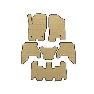Alfombrillas EVA para interior (3 filas, Beige, 2010-2014) Nissan Pathfinder R51 2005-2014