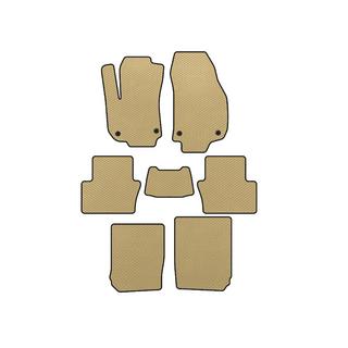 Alfombrillas EVA (3 Filas, Beige) Opel Zafira B 2005–2011