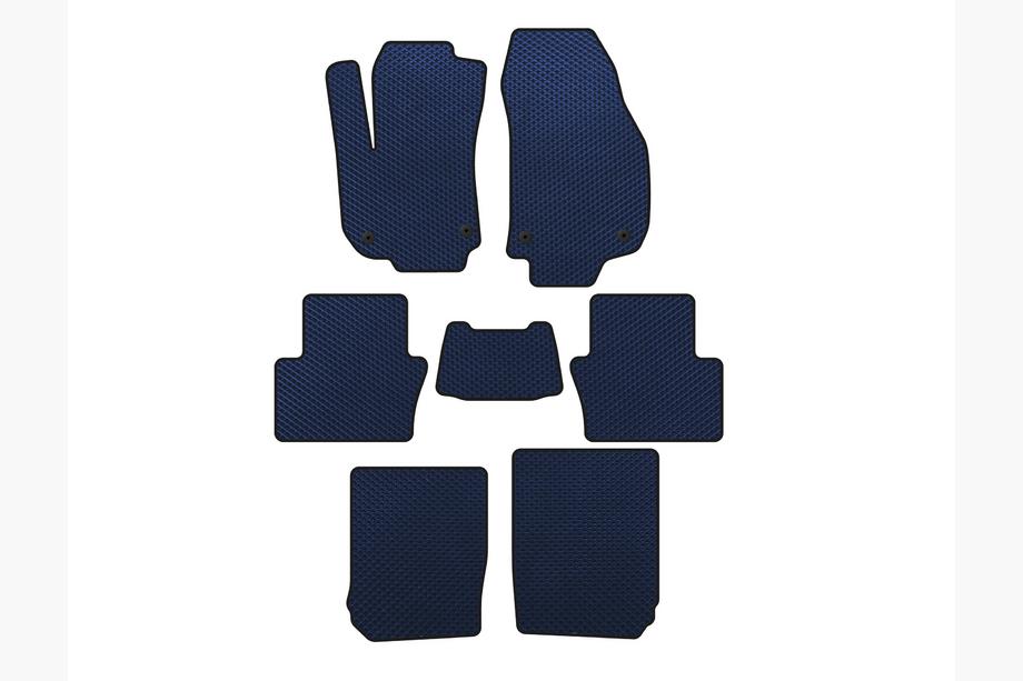 Opel Zafira B 2005–2011 Alfombrillas EVA (3 Filas, Azul) Image