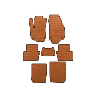 Alfombrillas EVA (3 Filas, Naranja) Opel Zafira B 2005–2011