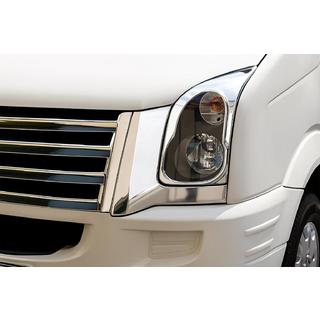Cubiertas de Faros (2 uds., Acero Inoxidable) Volkswagen Crafter 2006-2016 foto 3