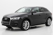 Audi Q3 2011-2019 Estribos Laterales Maydos V1 (2 uds., Aluminio y Acero Inoxidable) foto 1