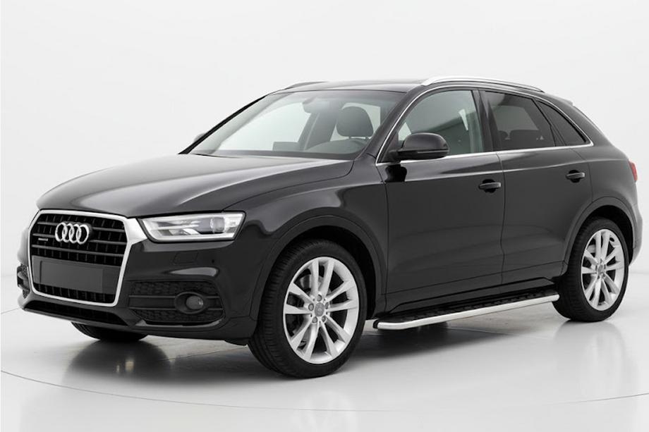 Audi Q3 2011-2019 Estribos Laterales Maydos V1 (2 uds., Aluminio y Acero Inoxidable) Image