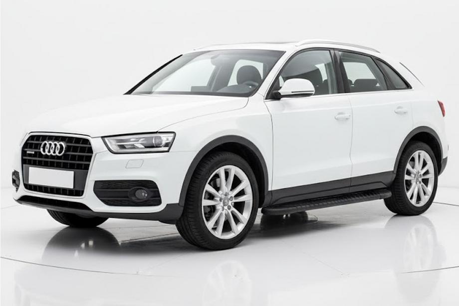 Audi Q3 2011-2019 Estribos Laterales Bosphorus Black (2 uds., Aluminio) Image