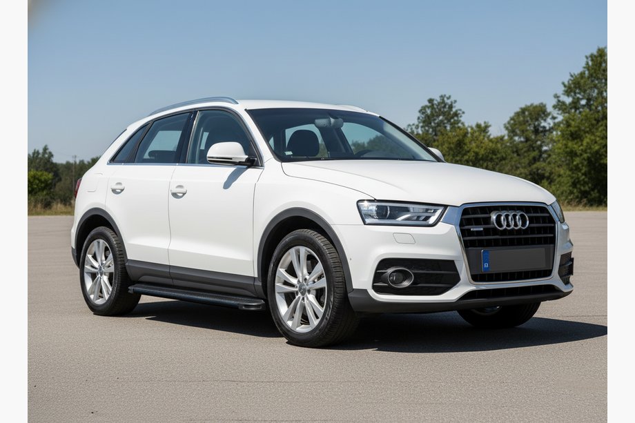 Audi Q3 2011-2019 Estribos Laterales RedLine Black (2 uds., Aluminio) Image