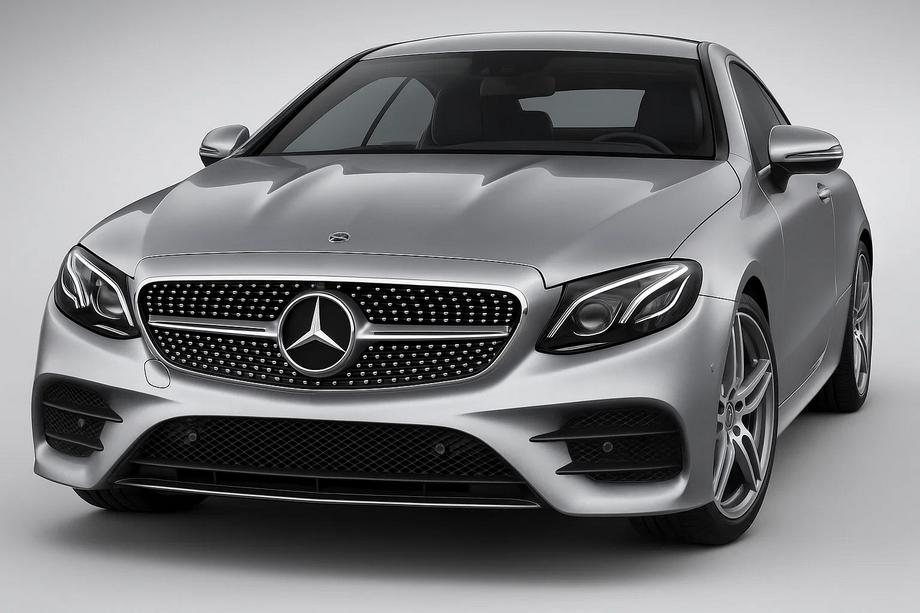 Mercedes E-class coupe C238 2016-2024 Parrilla Delantera Diamond Silver (para Avantgarde/AMG-Line/E43 AMG/E53 AMG 2016-2020) Image