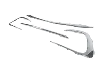 Mercedes Vito/V-class W447 2014- Kit de molduras cromadas para parachoques delantero (2023+) foto 5