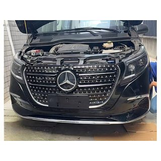 Kit de molduras cromadas para parachoques delantero (2023+) Mercedes Vito/V-class W447 2014- foto 2