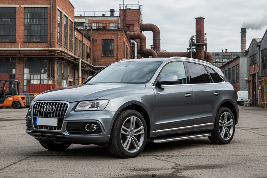 Audi Q5 2008-2017 Estribos Laterales Maydos V1 (2 uds., Aluminio y Acero Inoxidable) Image