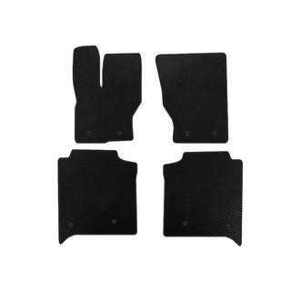 Alfombrillas EVA (Long, fila trasera con consola, Negro)