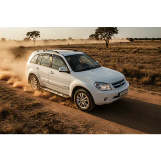 Estribos Laterales Sunrise (2 uds., Aluminio) Chery Tiggo 1 2005-2016 foto 1