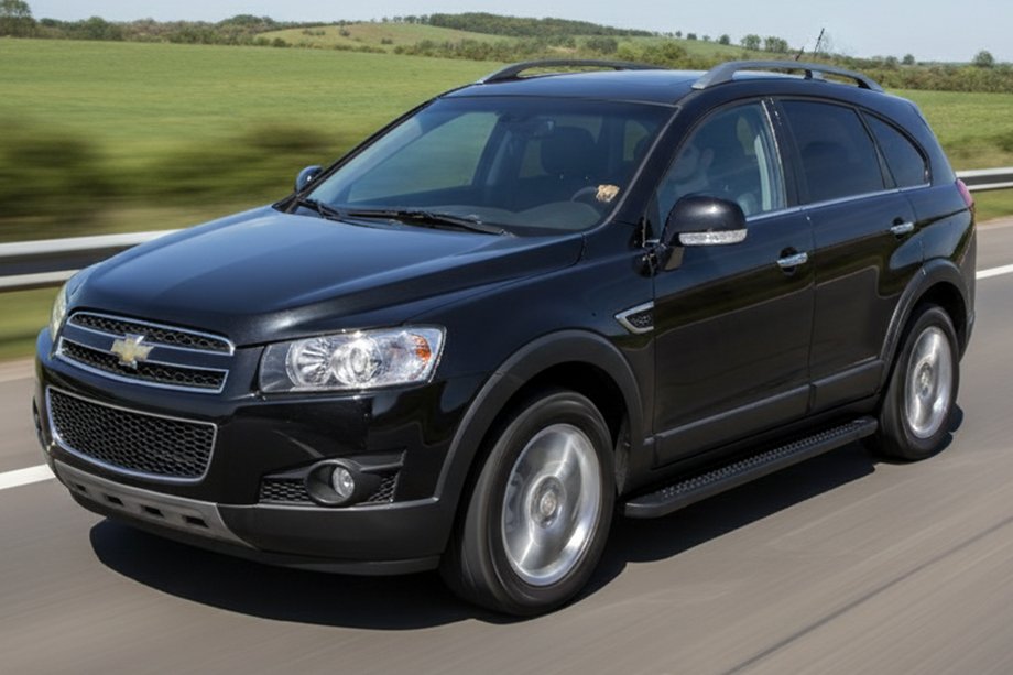 Chevrolet Captiva 2006-2019 Estribos Laterales Allmond Black (2 uds., Aluminio) Image