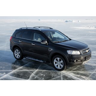 Estribos Laterales Sunrise (2 uds., Aluminio) Chevrolet Captiva 2006-2019 foto 1