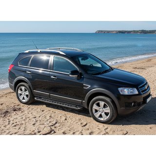 Estribos Laterales RedLine Black (2 uds., Aluminio) Chevrolet Captiva 2006-2019 foto 2