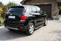 Chevrolet Trax 2012-2023 Estribos Laterales Maydos V1 (2 uds., Aluminio y Acero Inoxidable) foto 1