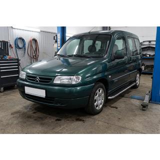 Estribos Laterales Maydos V1 (2 uds., Aluminio y Acero Inoxidable) Citroen Berlingo 1996-2008 foto 1
