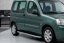 Peugeot Partner 1996-2008 Estribos Laterales Tayga Grey (2 uds., Aluminio) foto 1