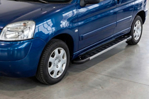 Peugeot Partner 1996-2008 Estribos Laterales RedLine V1 (2 uds., Aluminio) foto 1