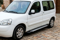 Peugeot Partner 1996-2008 Estribos Laterales Line (2 uds., Aluminio) foto 1