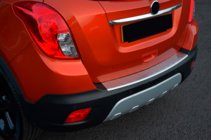 Chevrolet Trax 2012-2023 Protector de Parachoques Trasero OmsaLine Acero Inoxidable foto 2