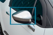 Citroen DS-3 2009-2016 Cubiertas de Espejos (2 uds, Acero Inoxidable) foto 2
