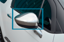 Citroen DS-3 2009-2016 Cubiertas de Espejos (2 uds, Acero Inoxidable) foto 2