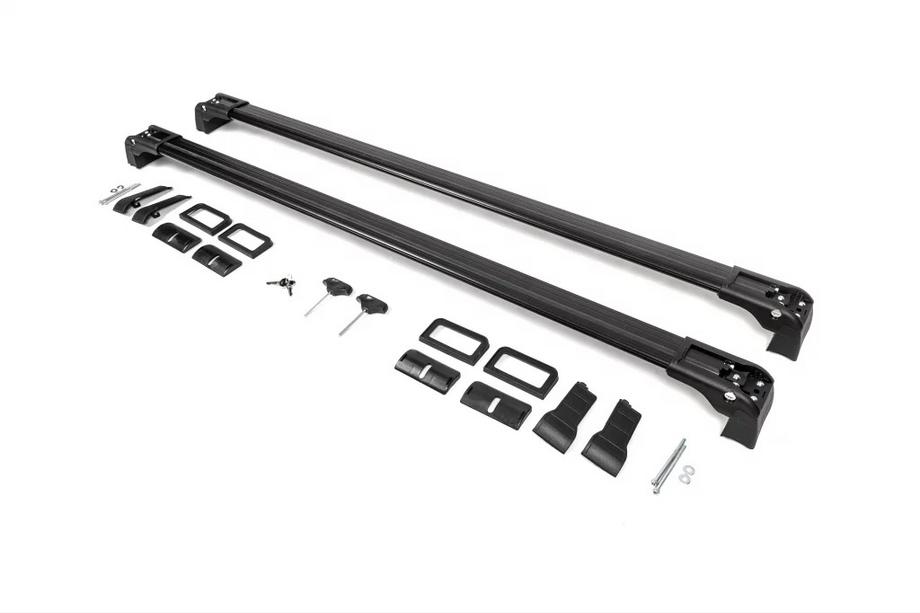 Renault Kangoo/Express 2021- Barras de techo para puntos fijos con llave Wingbar V3 (2 uds) Gris Foto 4