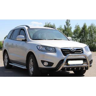 Defensa Delantera WT003 (Acero Inoxidable) Hyundai Santa Fe 2 2006-2012 foto 2
