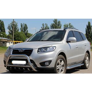 Defensa Delantera WT003 (Acero Inoxidable) Hyundai Santa Fe 2 2006-2012 foto 4