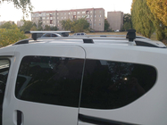 Dacia Dokker 2013-2022 Barras de techo transversales para rieles de techo estándar con llave Wizard V1 (2 uds) foto 2