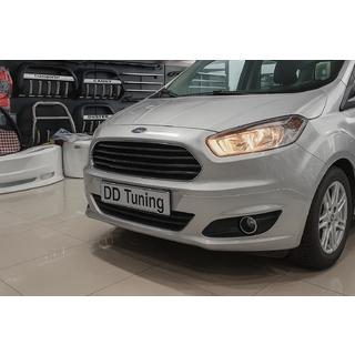 Cubiertas para faros antiniebla (2014-2018, 2 uds, acero inoxidable) Ford Courier 2014-2023 foto 1