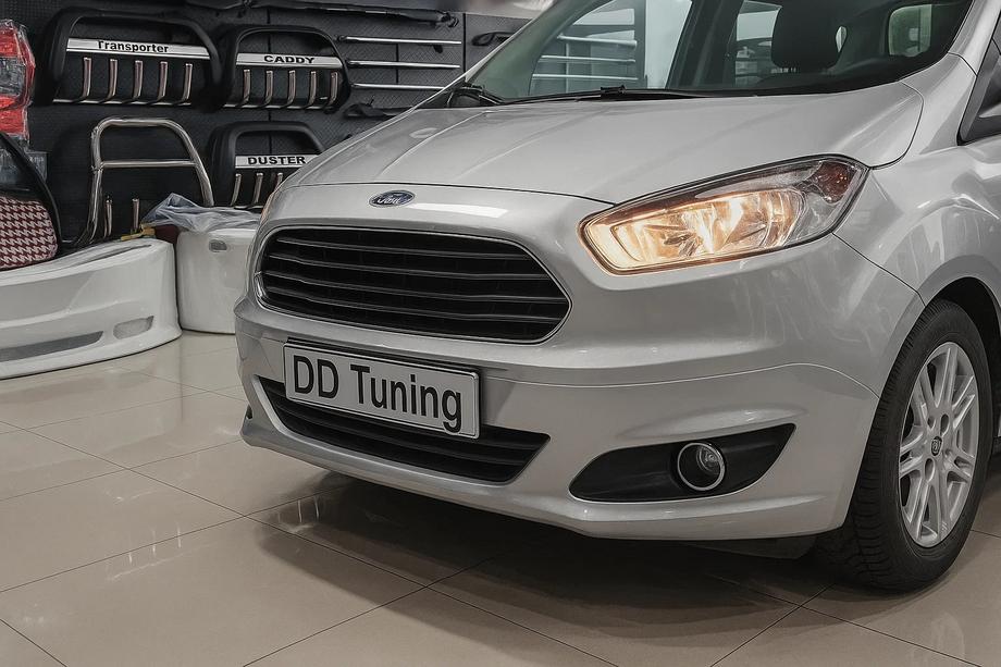 Ford Courier 2014-2023 Cubiertas para faros antiniebla (2014-2018, 2 uds, acero inoxidable) Image