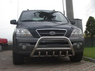 Kia Sorento I BL 2002-2009 Defensa Delantera WT003 (Acero Inoxidable) foto 3