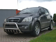 Kia Sorento I BL 2002-2009 Defensa Delantera WT003 (Acero Inoxidable) foto 2