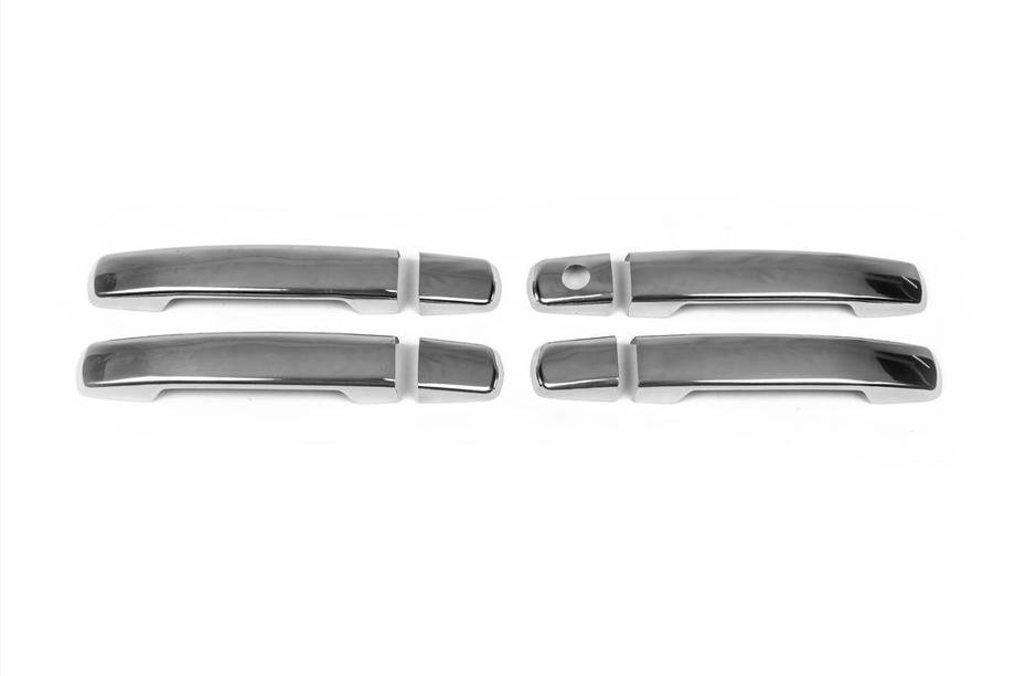 Suzuki Equator 2009- Cubiertas de Manijas Cromadas (Omsa, 4 uds, Acero Inoxidable) Image