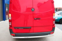 Mercedes Sprinter W906 2006–2018 Protector Trasero AK002 (Acero Inoxidable) foto 1