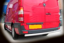 Mercedes Sprinter W906 2006–2018 Protector Trasero AK002 (Acero Inoxidable) foto 2