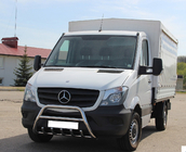 Mercedes Sprinter W906 2006–2018 Defensa Delantera WT003 (Acero Inoxidable) 60mm, con inscripción foto 7