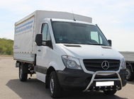 Mercedes Sprinter W906 2006–2018 Defensa Delantera WT003 (Acero Inoxidable) 60mm, con inscripción foto 9