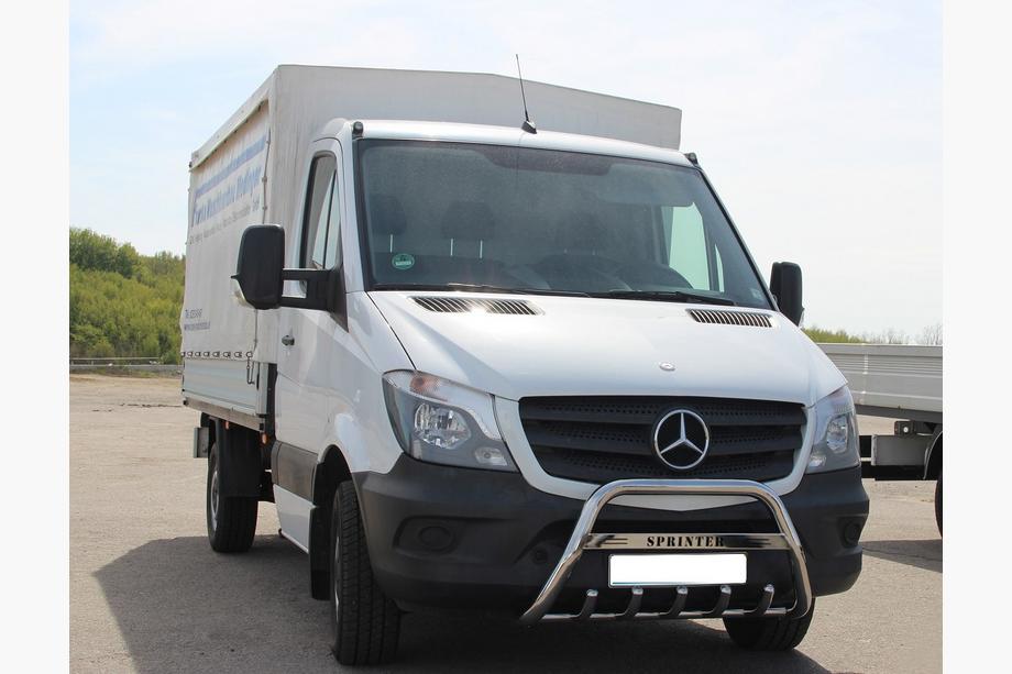 Mercedes Sprinter W906 2006–2018 Defensa Delantera WT003 (Acero Inoxidable) 60mm, con inscripción Image