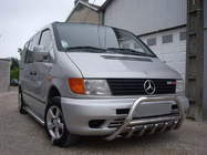 Mercedes Vito W638 1996-2003 Defensa Delantera WT003/4 (Acero Inoxidable) sin inscripción, 51mm foto 6