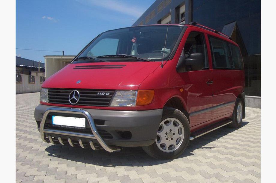 Mercedes Vito W638 1996-2003 Defensa Delantera WT003/4 (Acero Inoxidable) Foto 5