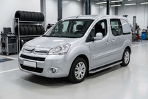 Citroen Berlingo 2008-2018 Estribos Laterales Maydos V1 (2 uds., Aluminio y Acero Inoxidable) foto 1