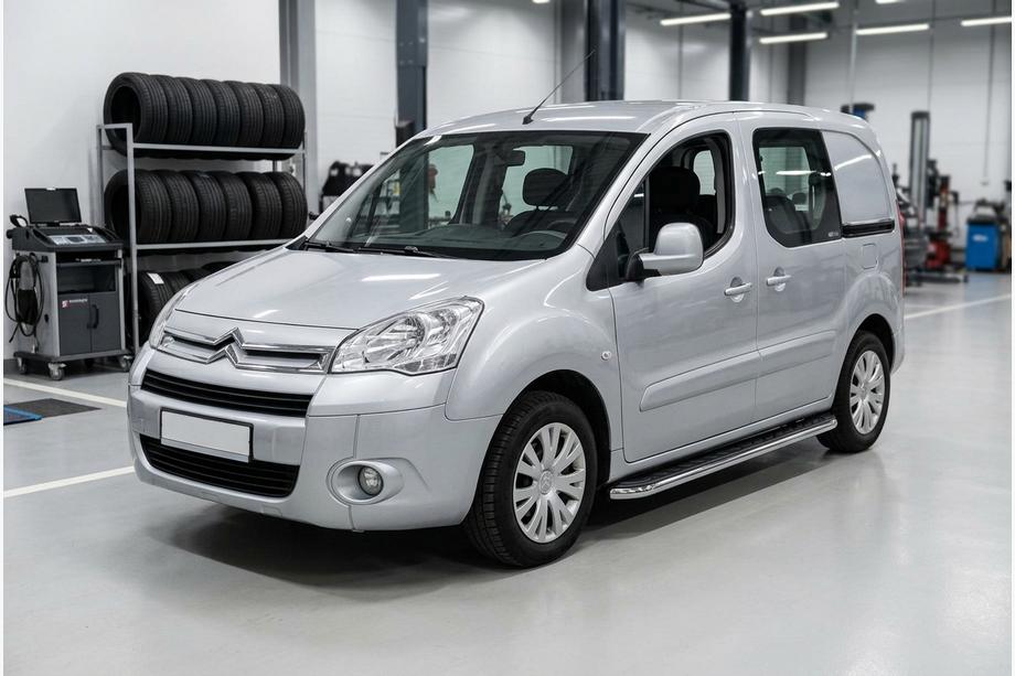 Citroen Berlingo 2008-2018 Estribos Laterales Maydos V1 (2 uds., Aluminio y Acero Inoxidable) Image