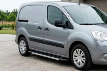 Peugeot Partner Tepee 2008-2018 Estribos Laterales RedLine V1 (2 uds., Aluminio) foto 1