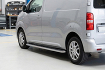 Citroen Jumpy 2007–2017 Estribos Laterales Maydos V1 (2 uds., Aluminio y Acero Inoxidable) foto 1
